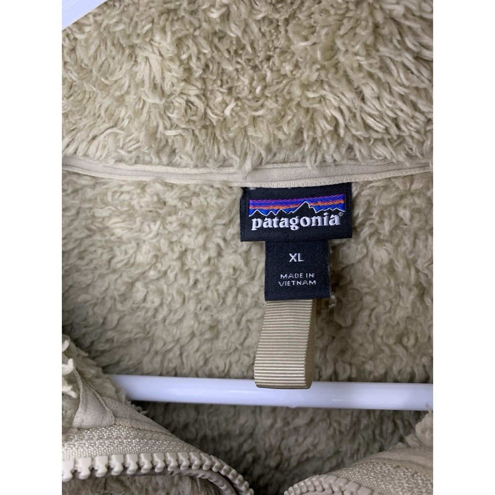 Patagonia Womens Los Gatos 1/4 Quarter Zip Deep Pile Fleece Sherpa XL - Picture 3 of 4